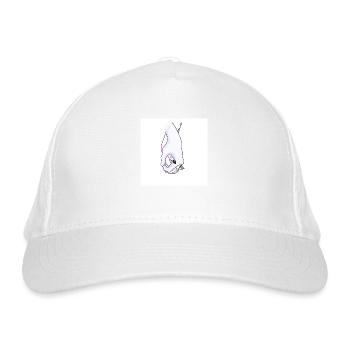 In peace with the past - Organic Baseball Cap - white - Front