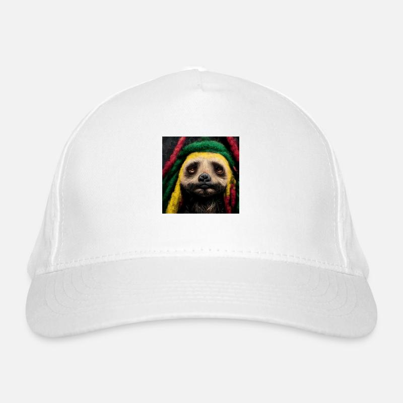 Rasta sloth Organic Baseball Cap