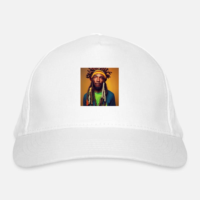 Portrait rastafari Casquette classique bio