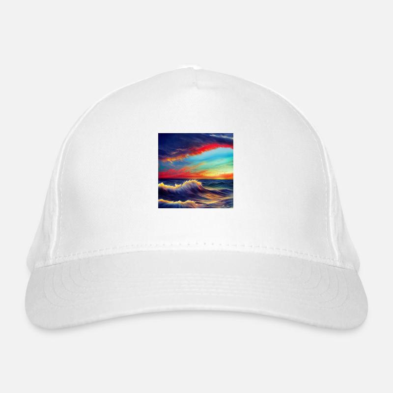 Trippy Ocean Organic Baseball Cap