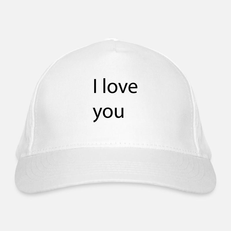je t'aime Casquette classique bio