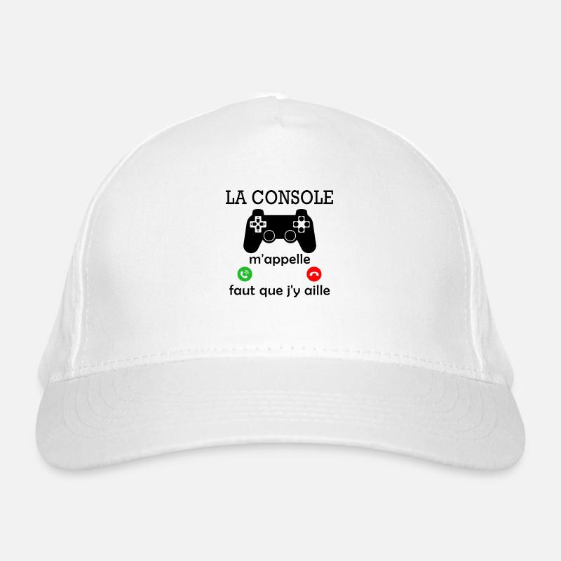 la console m'appelle / humour geek Casquette classique bio