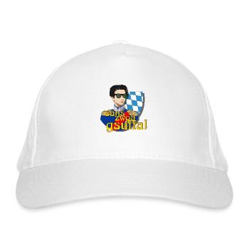 König Ludwig II von Bayern und das Reinheitsgebot - Bio-Baseballkappe - Weiß - Vorne