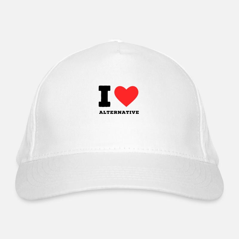 Ich liebe Alternative Bio-Baseballkappe