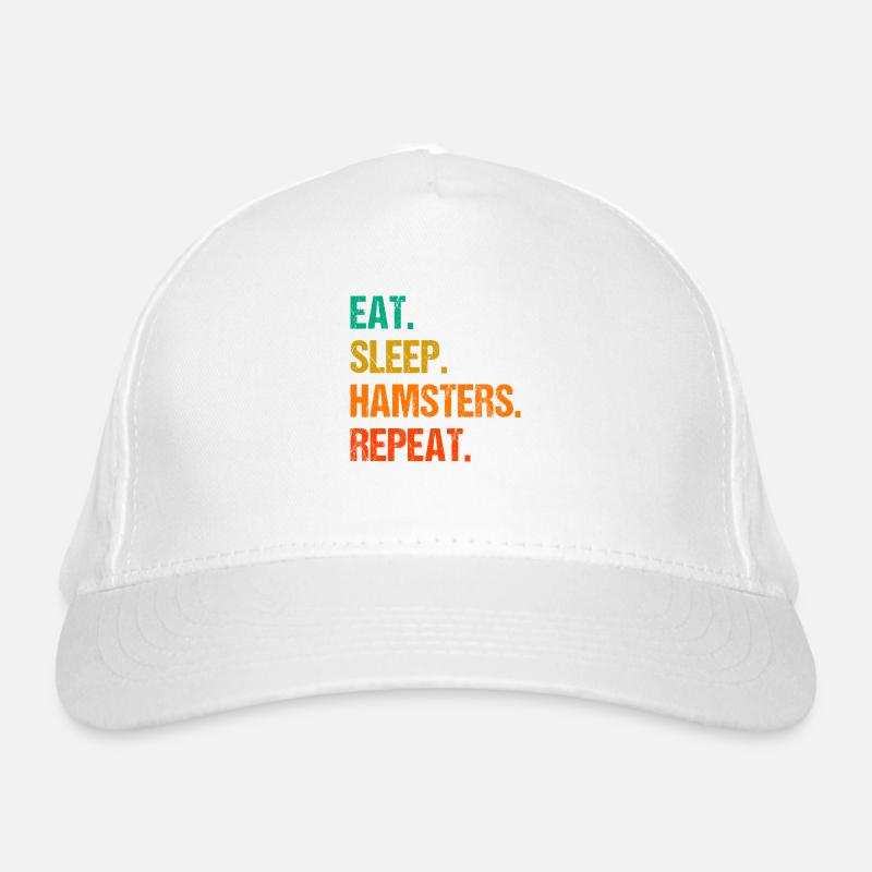 Eat Sleep Hamsters Repeat Hamster Owner Hamster Lo Bio-Baseballkappe