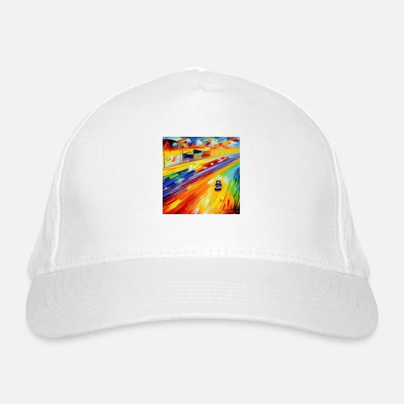 Race car paint Organic Baseball Cap