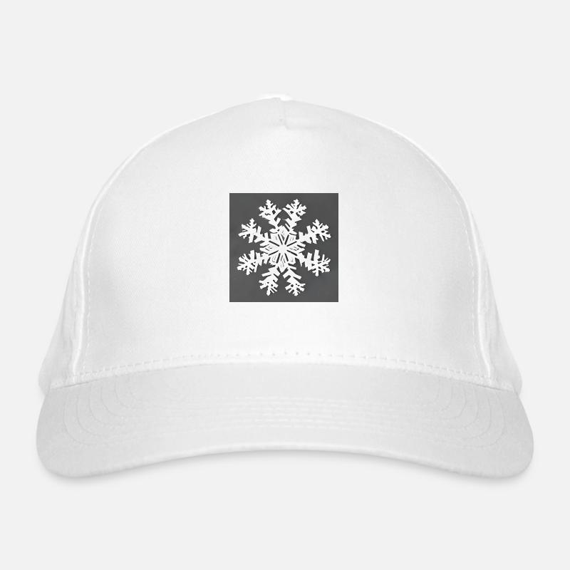 Simple snowflake Organic Baseball Cap