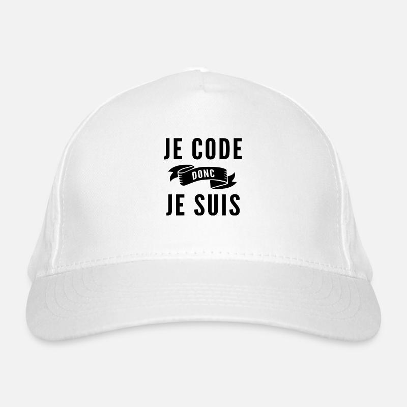 cadeau humour codeur / cadeau informaticien Casquette classique bio
