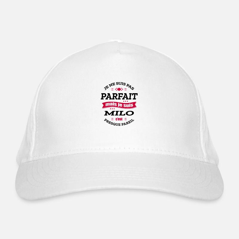 MILO PARFAIT - PRENOM MILO Casquette classique bio