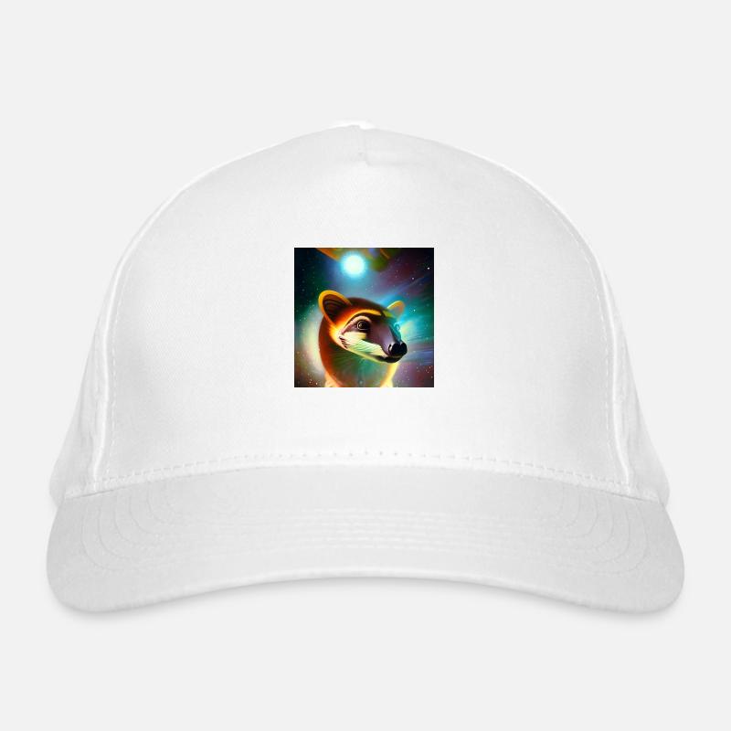 Nasenbär Bio-Baseballkappe