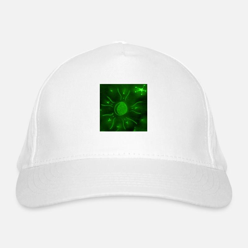 GRÜNER STERNENMOND Bio-Baseballkappe