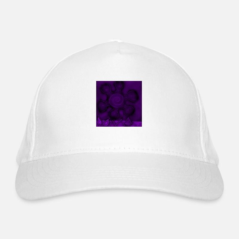 SOLEIL SUR PYRAMIDES VIOLETTES Casquette classique bio