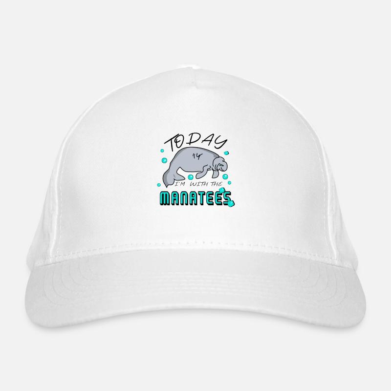 Manatee - Seekuh Spruch Bio-Baseballkappe