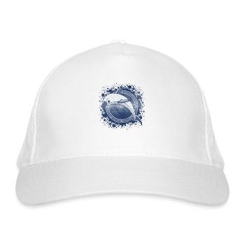 Delfin - Bio-Baseballkappe - Weiß - Vorne