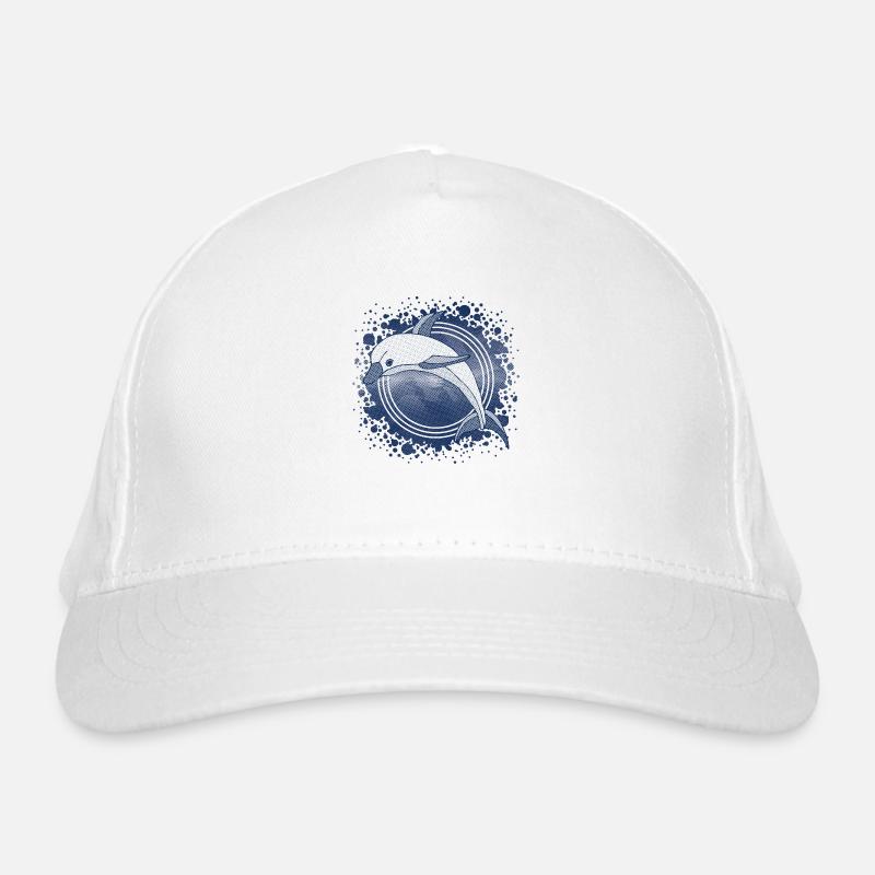 Delfin Bio-Baseballkappe