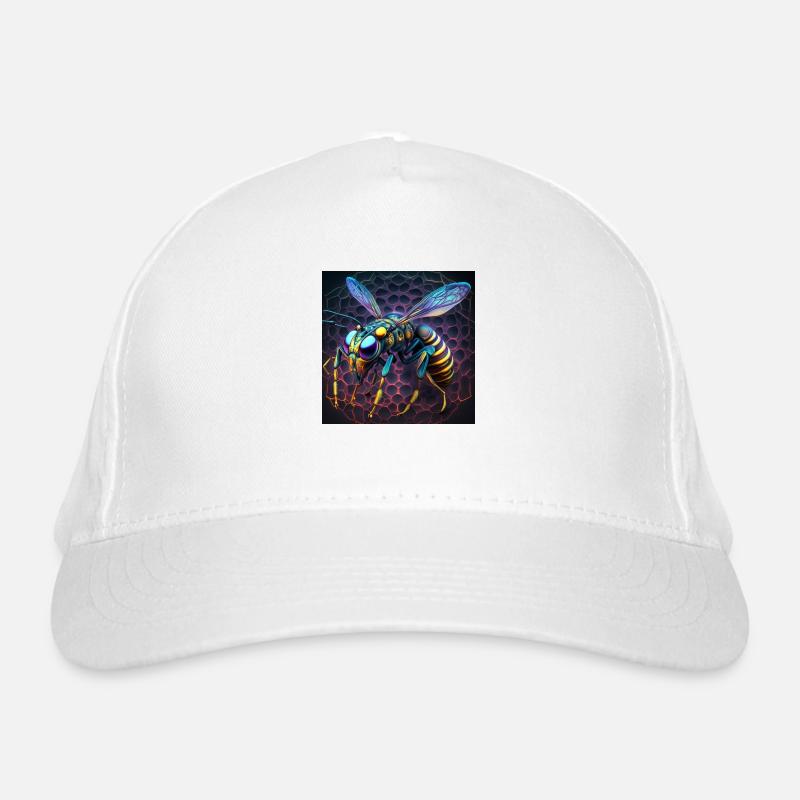 Colored wasp, unique design Organic Baseball Cap