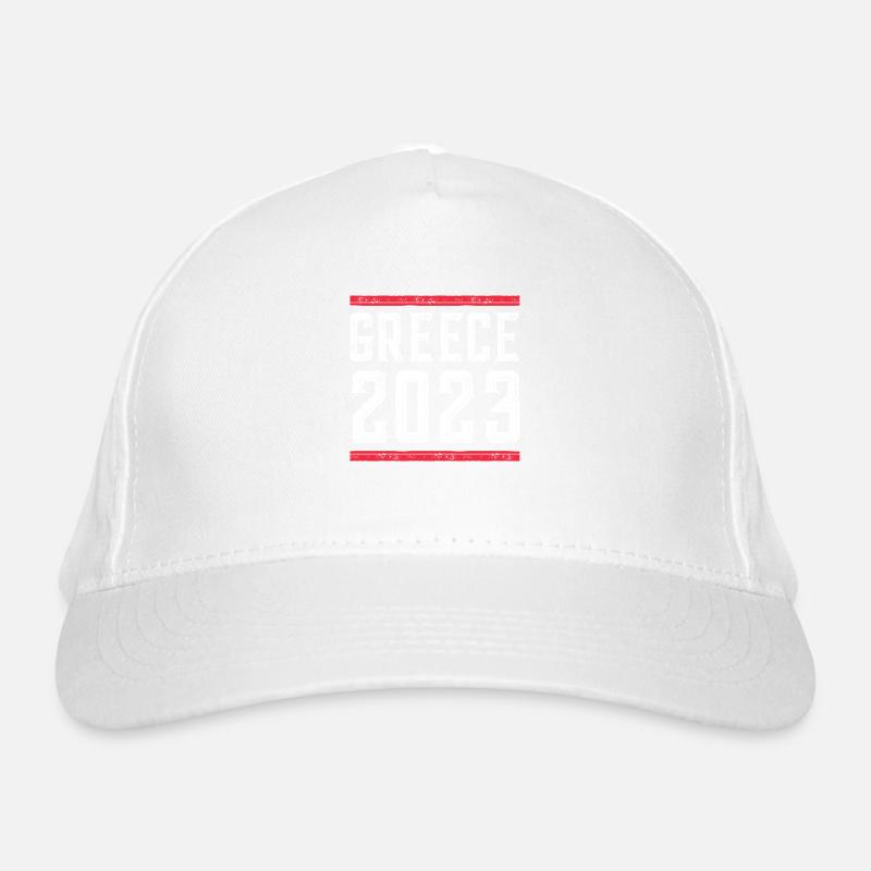 Grækenland 2023 - Øko-baseballcap - hvid