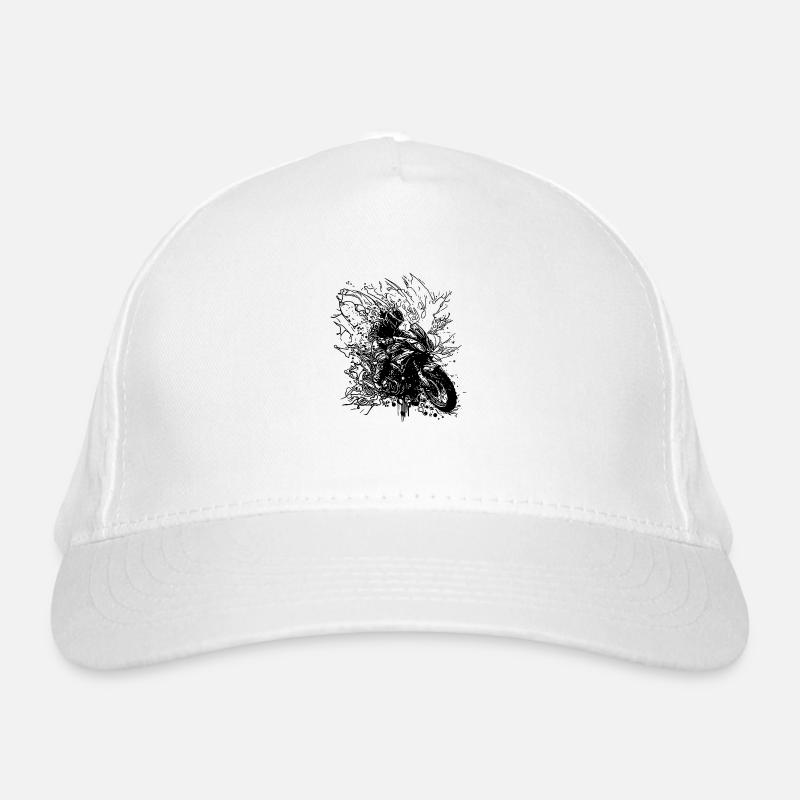 Terrain Splash Wave Motorcycling Motorcycle Style Organic Baseball Cap
