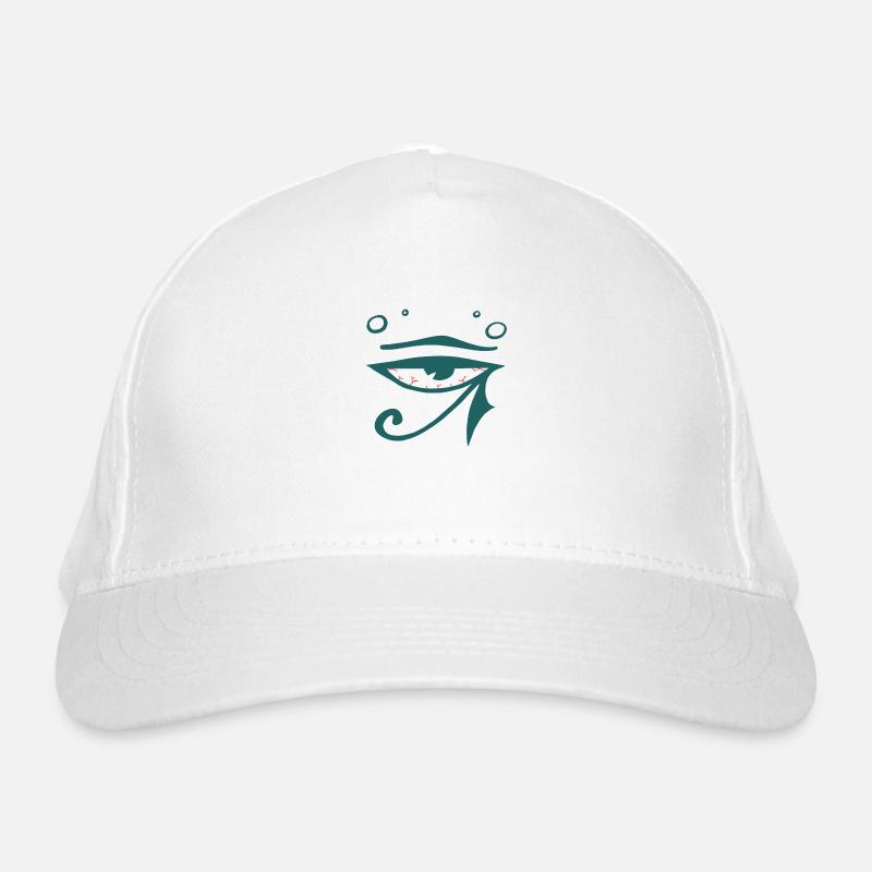Tired Ra Eye Organic Baseball Cap
