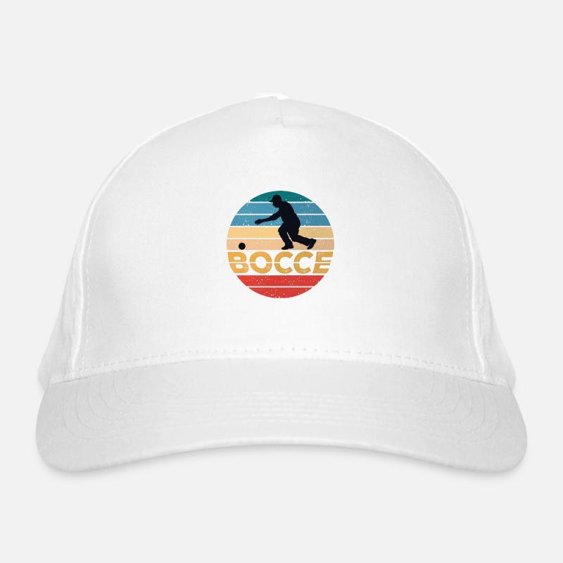 Bocce Bocci Bunte Bälle Spieler I Geschenk Bio-Baseballkappe