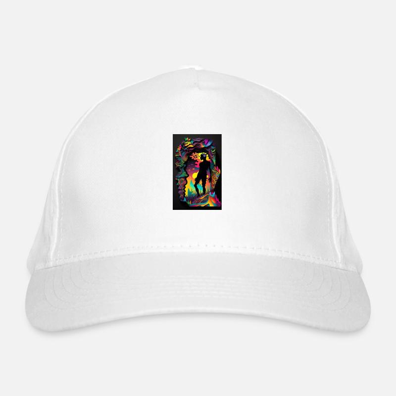 TRIPPY ART - Casquette classique bio - blanc