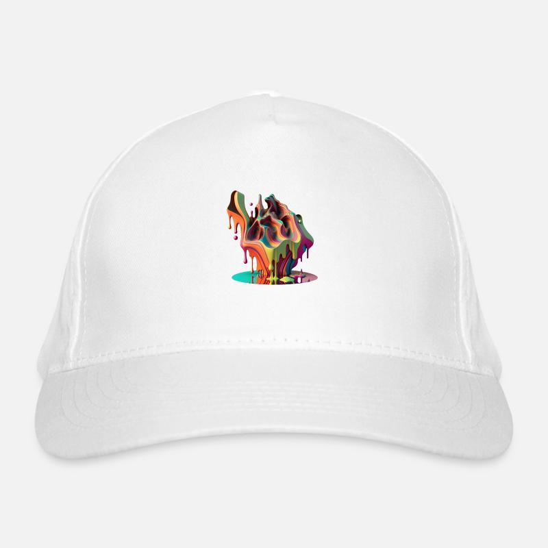 DRIPPY - Bio-Baseballkappe - Weiß