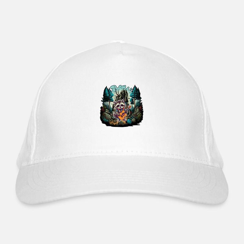 Get Ready To Rock With This Epic Forest Stage Art Organic Baseball Cap
