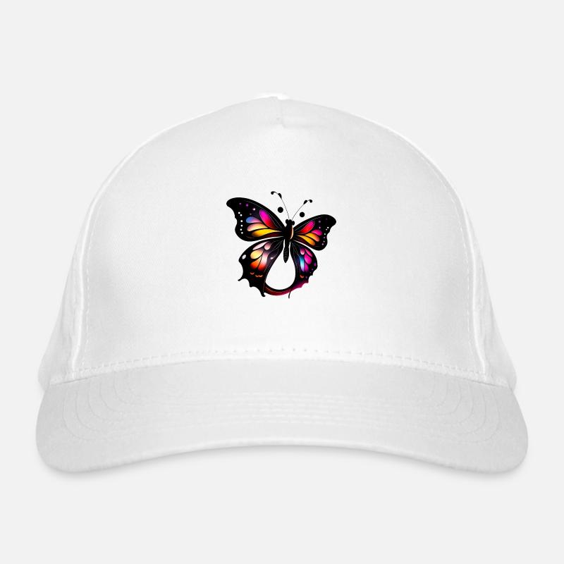 Schmetterling Bio-Baseballkappe