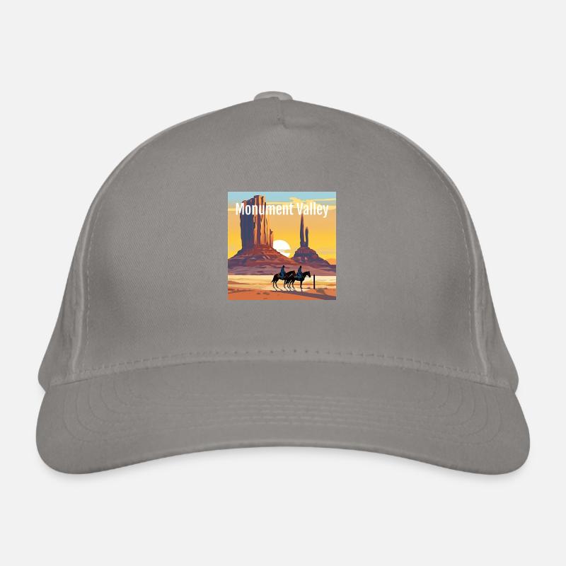 Monument Valley - Sunset Bio-Baseballkappe