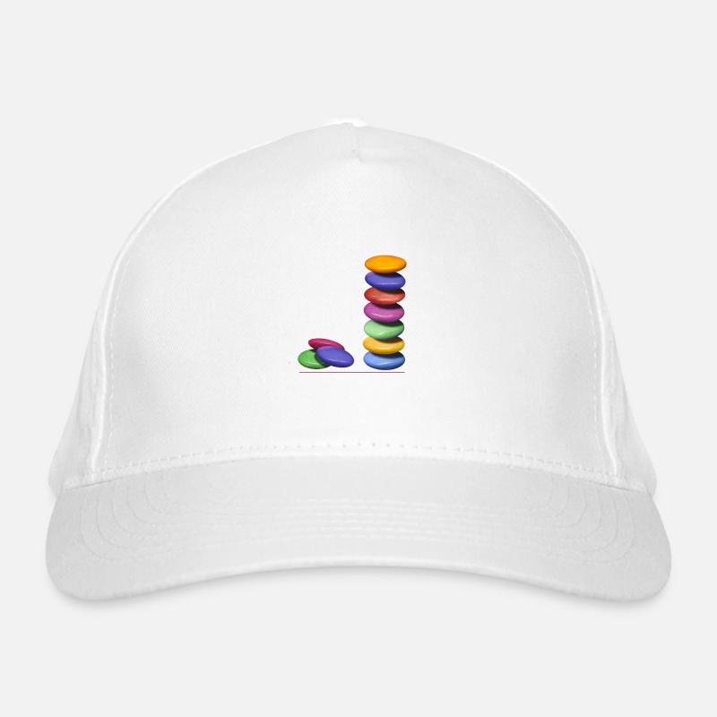 stacked chocolate lentils Organic Baseball Cap