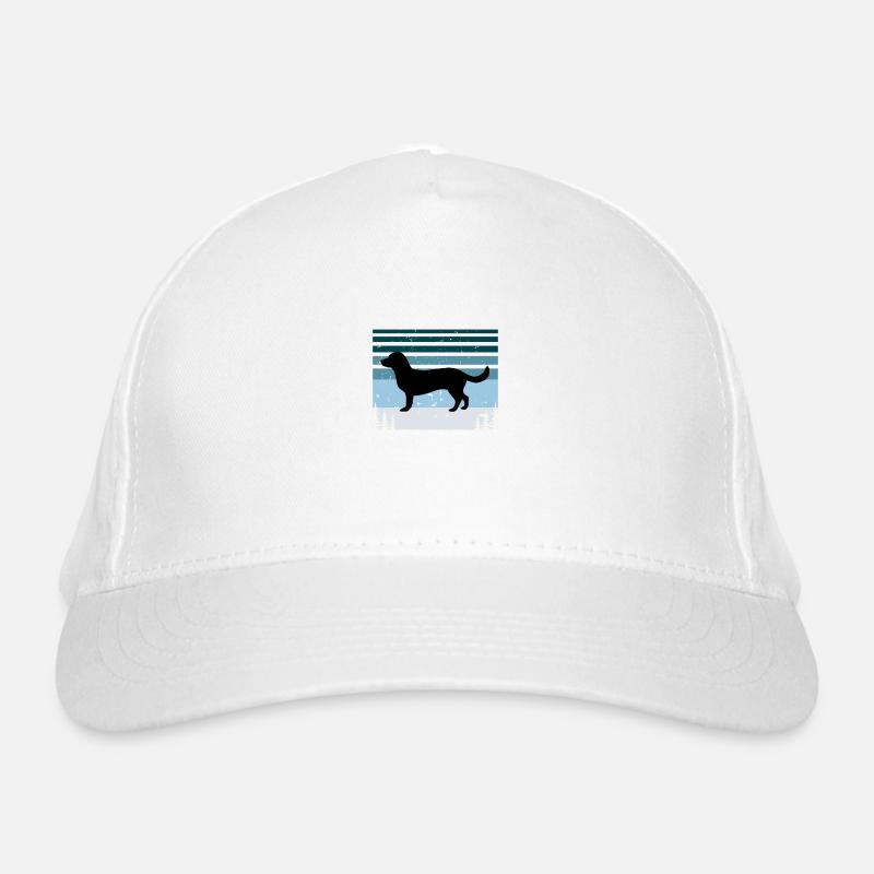 Alpine Dachsbracke Dog Silhouette Retro Sunset Casquette classique bio