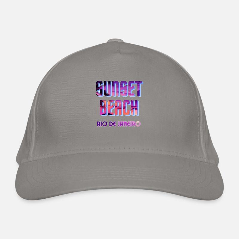 Sunset Beach - Rio de Janeiro Organic Baseball Cap