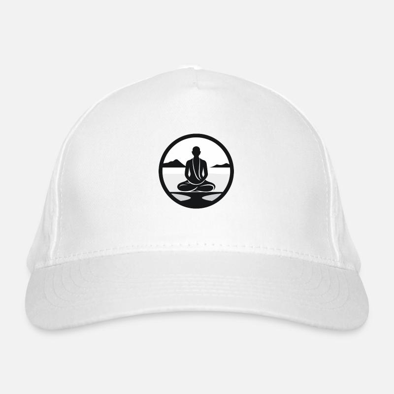 simple meditation Organic Baseball Cap