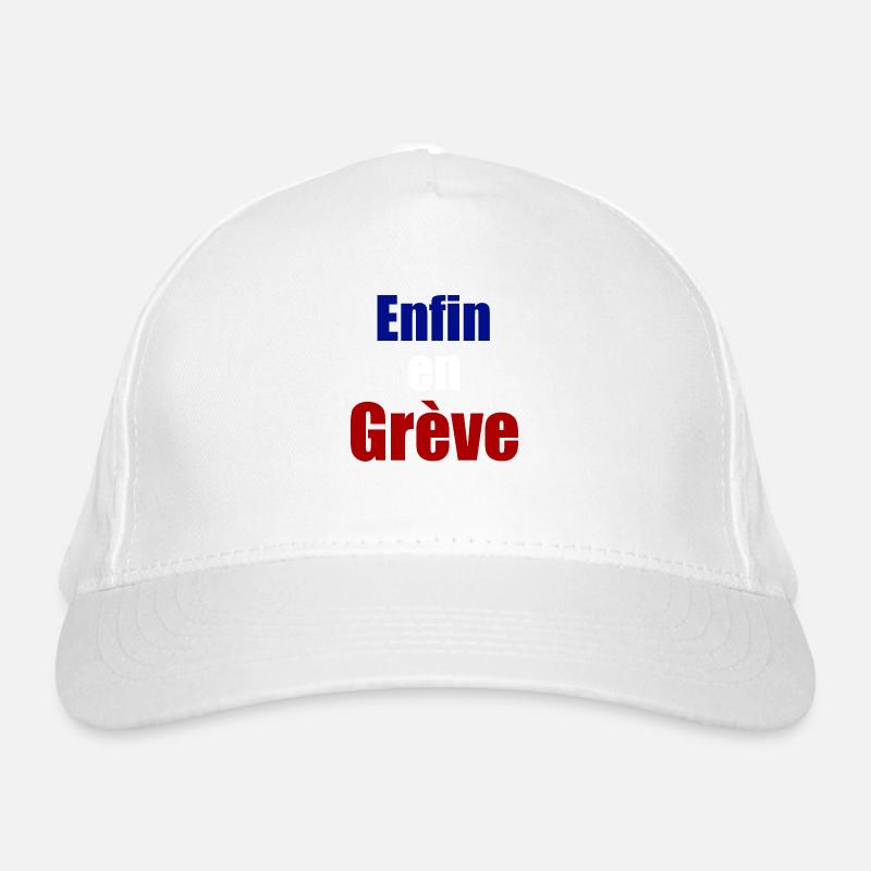 Enfin en grève Casquette classique bio