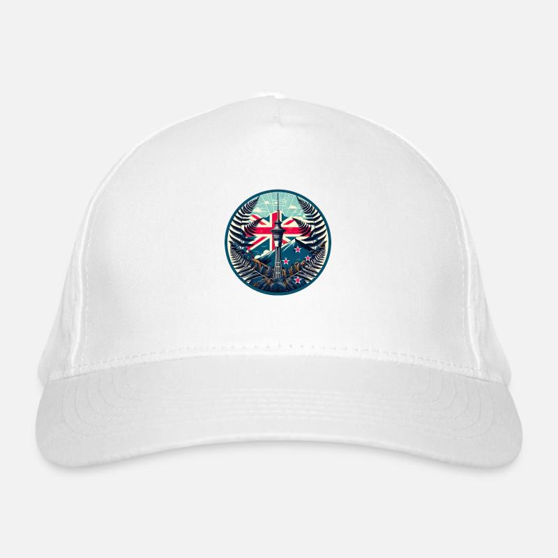 Neuseeland Aotearoa Kiwi 21 Bio-Baseballkappe