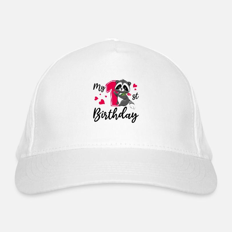 Mein erster Geburtstag Bio-Baseballkappe