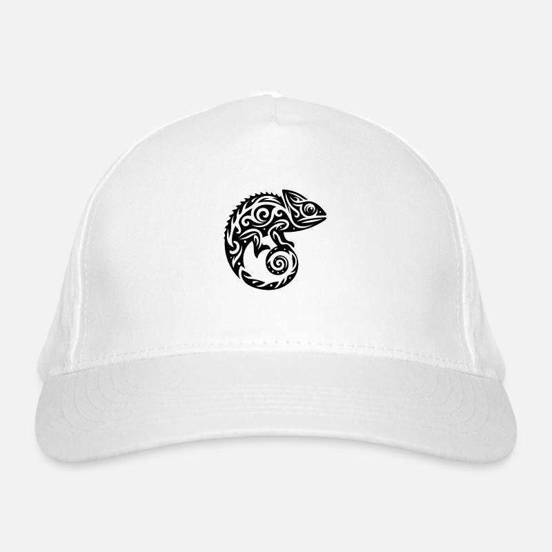Scaly Creeper Disguise Chameleon Tattoo Organic Baseball Cap