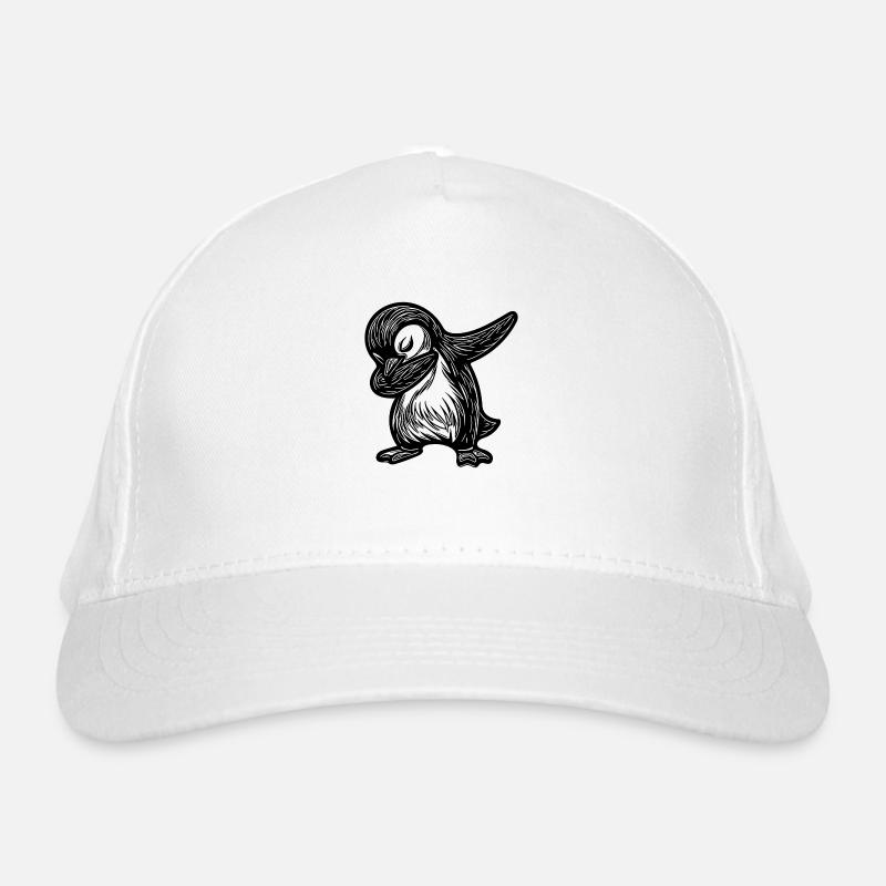 Mignon Pingouin mignon Petit pingouin dabbing Casquette classique bio
