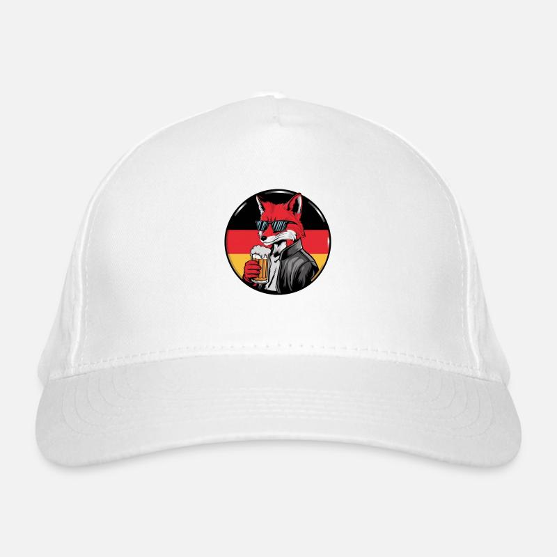 Fuchs Bier Geschenk Bio-Baseballkappe