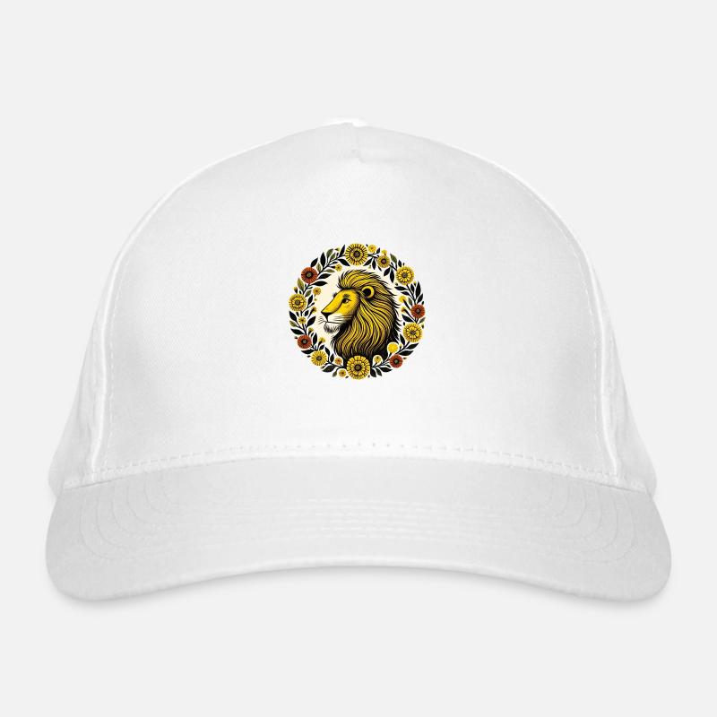 Ringelblume Löwe Löwe Bio-Baseballkappe