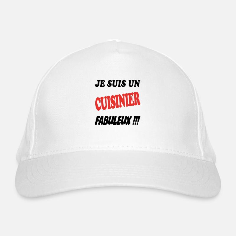 CUISINIER FABULEUX Casquette classique bio