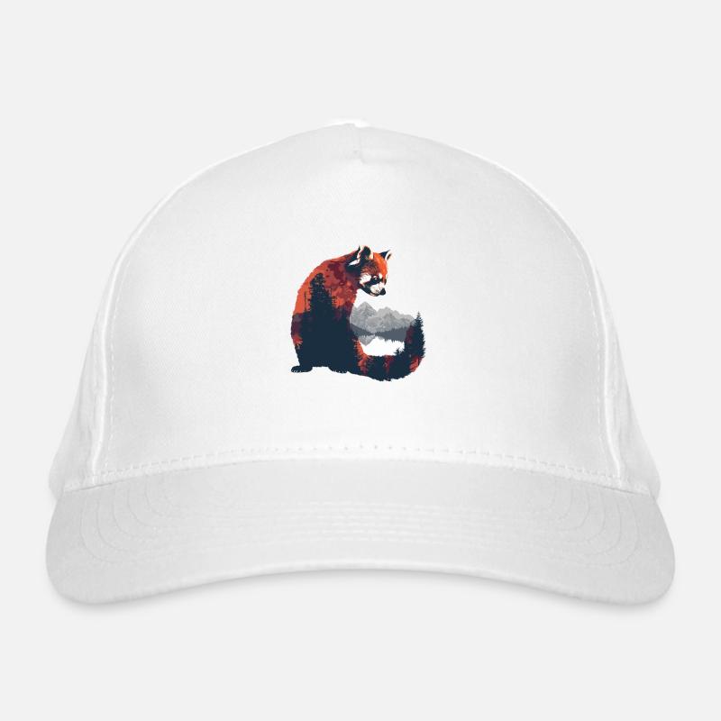 Panda roux Chat Ours Panda roux Casquette classique bio