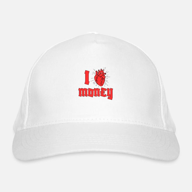 I Heart Money Organic Baseball Cap