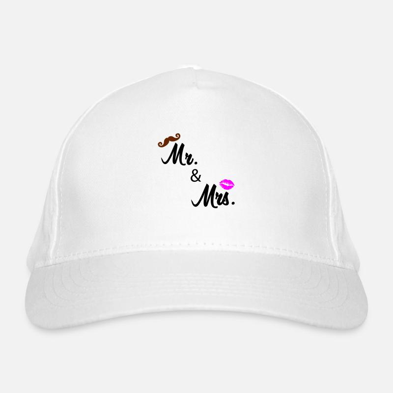 mr and mrs 02 Bio-Baseballkappe