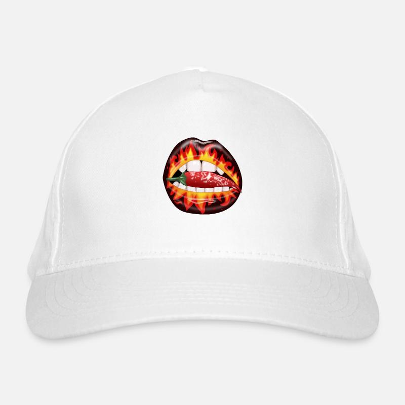 Mouth pepperoni Organic Baseball Cap