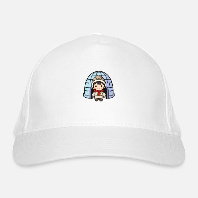 Igloo Eskimo Girl Organic Baseball Cap
