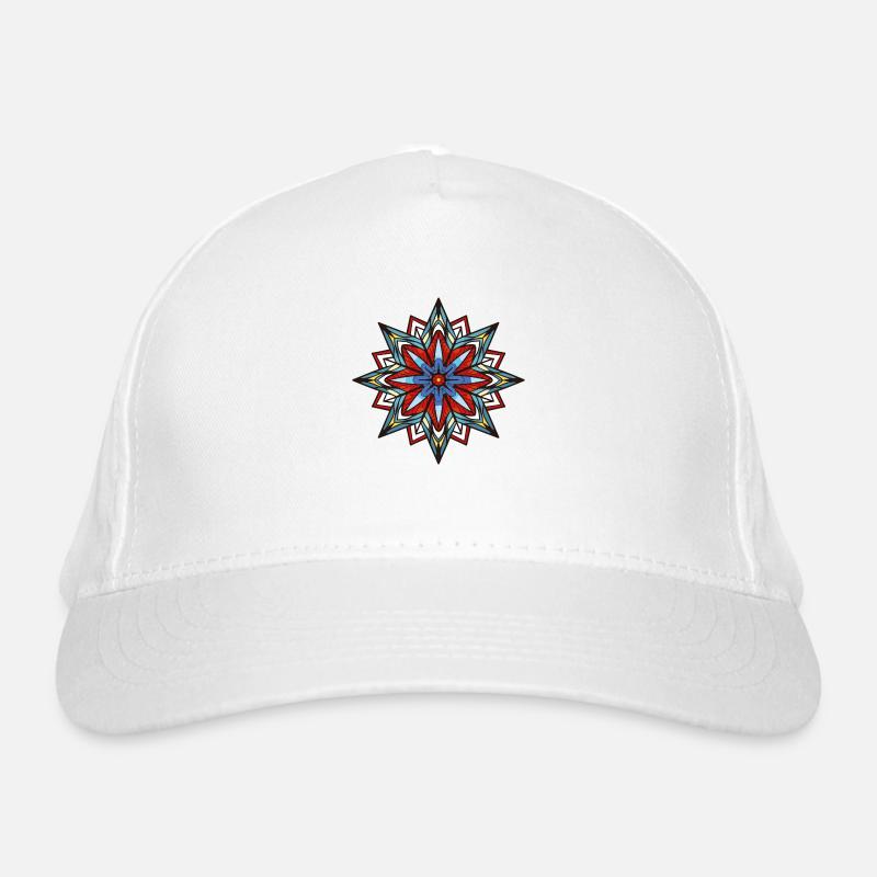 Snowflake Crystal Organic Baseball Cap