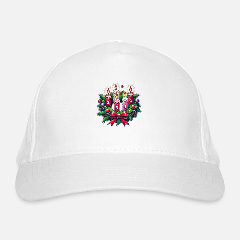 Advent wreath Organic Baseball Cap