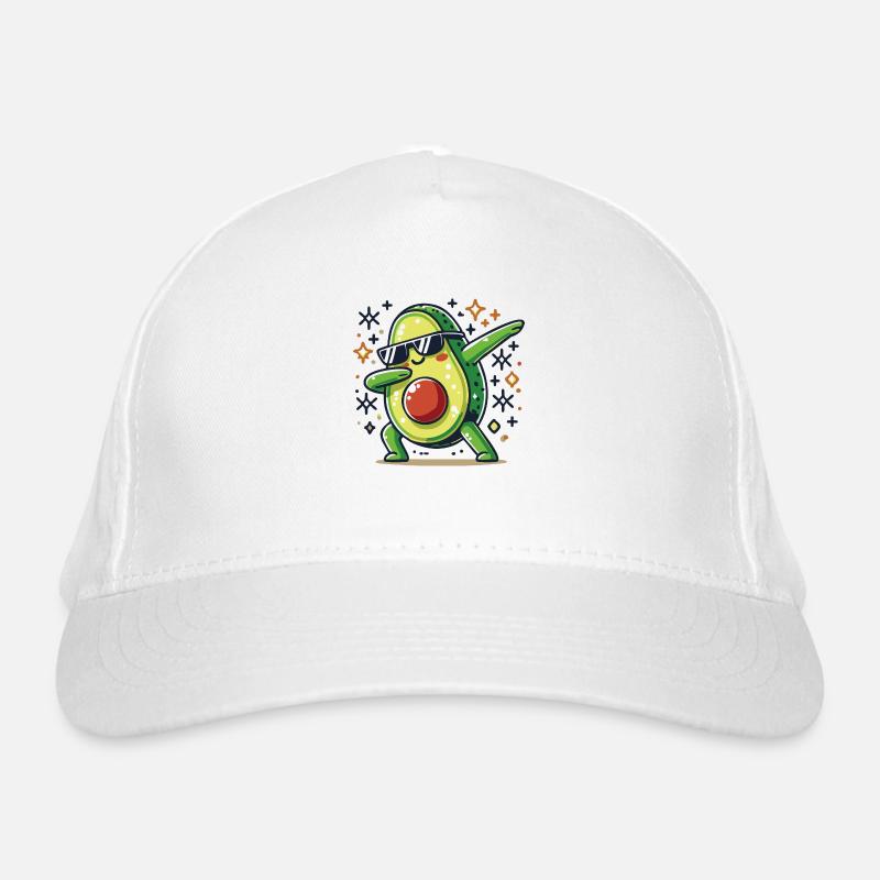 Dabbing avocado Organic Baseball Cap