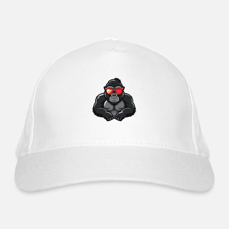 Gorille Bande Dessinée Cool Casquette classique bio